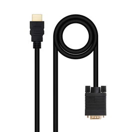 NANO CABLE Cable Conversor HDMI a VGA 1.8m 1920x1200@60Hz Negro