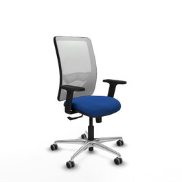 PIQUERAS Y CRESPO Silla de oficina Zulema Azul y Blanco