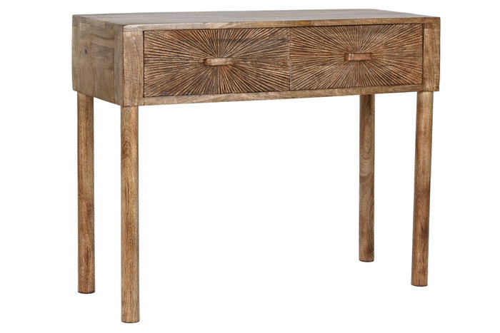 DKD Home Decor Consola Mango Natural Amintalla