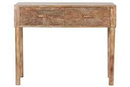 DKD Home Decor Consola Mango Natural Amintalla
