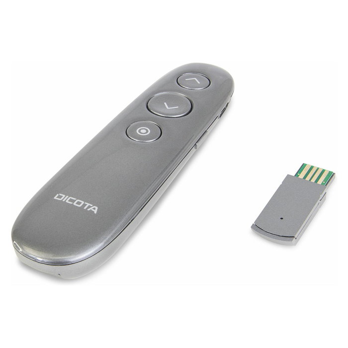 DICOTA D32058 Presentador Inalámbrico Virtual, RF, USB, Gris