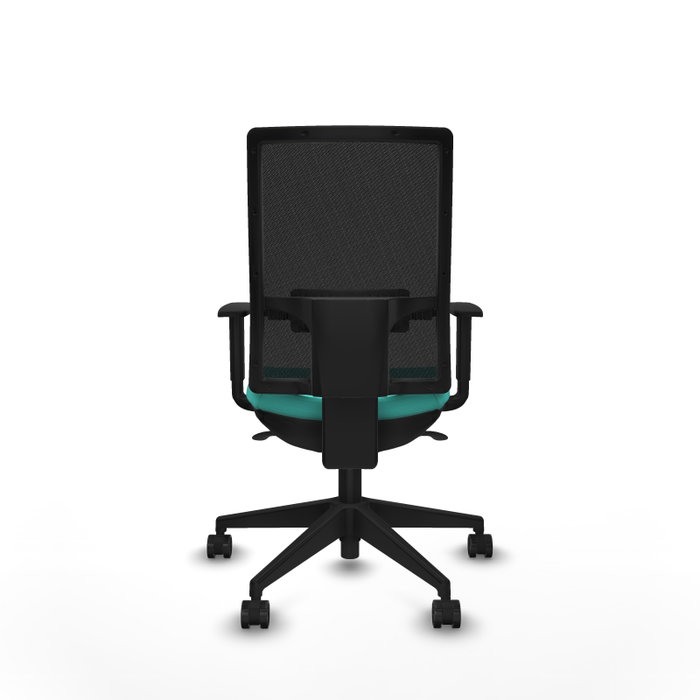PIQUERAS Y CRESPO Silla de oficina Horna con mecanismo Sincro, Turquesa y Negro PIQUERAS Y CRESPO Silla de oficina Horna con mecanismo Sincro, Turquesa y Negro