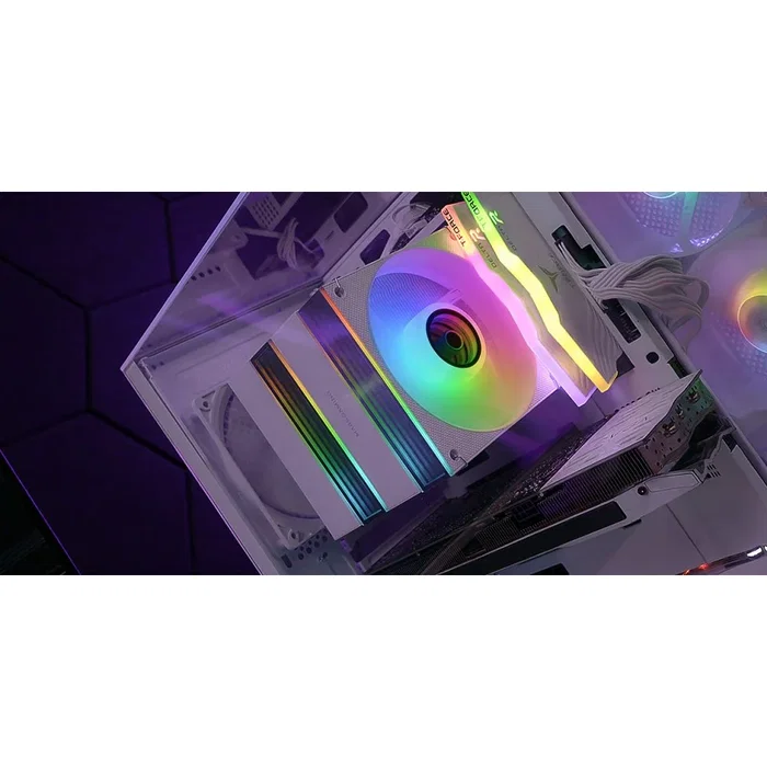 Mars Gaming MCPU-X26W Disipador de CPU Dual Tower ARGB Blanco