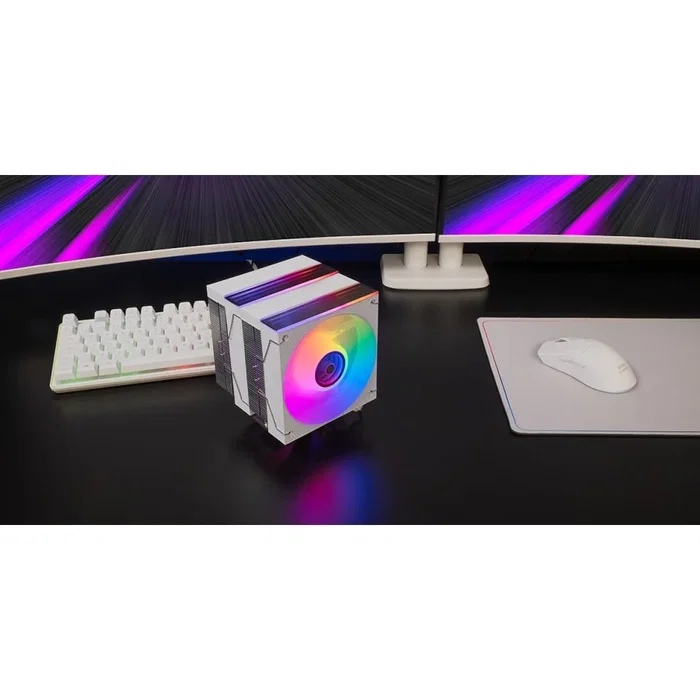 Mars Gaming MCPU-X26W Disipador de CPU Dual Tower ARGB Blanco