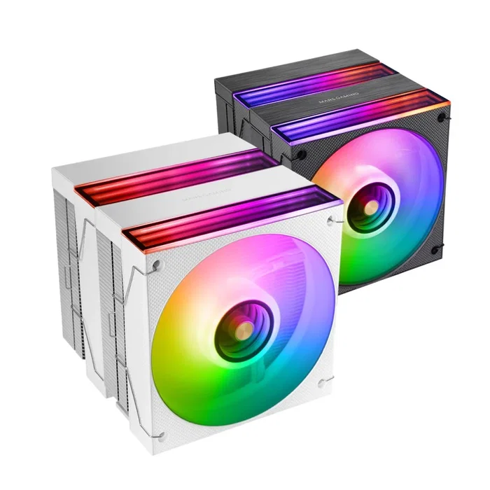 Mars Gaming MCPU-X26W Disipador de CPU Dual Tower ARGB Blanco