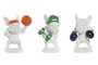 DKD Home Decor Figura de Resina Bulldog Surtido de 3 Piezas