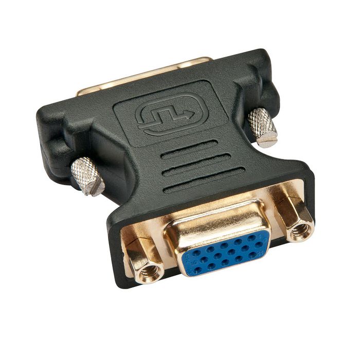 Lindy 41199 Adaptador DVI-D Dual Link Macho a VGA Hembra Con Convertidor Activo
