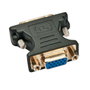 Lindy 41199 Adaptador VGA Hembra a DVI-I Hembra Negro y Oro