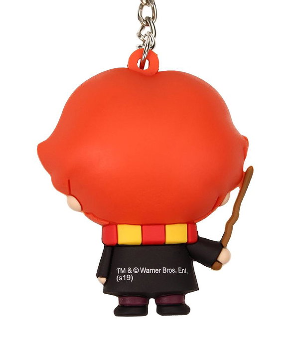 SD Toys Llavero Figurativo de Goma Harry Potter Ron Weasley - Personaje Chibi Coleccionable, Licencia Oficial
