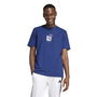 Camiseta de Manga Corta Hombre Adidas Drink Azul 15-16 Años