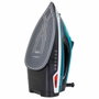 Jata Hogar Plancha de Vapor 2400 W con Suela Cerámica, Vapor Vertical, Golpe de Vapor 160 g, Azul y Blanca