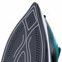 Jata Hogar Plancha de Vapor 2400 W con Suela Cerámica, Vapor Vertical, Golpe de Vapor 160 g, Azul y Blanca