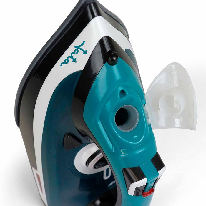 Jata Hogar Plancha de Vapor 2400 W con Suela Cerámica, Vapor Vertical, Golpe de Vapor 160 g, Azul y Blanca Jata Hogar Plancha de Vapor 2400 W con Suela Cerámica, Vapor Vertical, Golpe de Vapor 160 g, Azul y Blanca