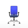 PIQUERAS Y CRESPO Silla de oficina Motilla Azul Marino y Azul