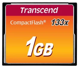 Transcend CompactFlash 1 GB 133x MLC Tarjeta de Memoria 50 MB/s Lectura