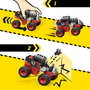 Mega Bloks Mega Construx Monster Trucks Pista Bone Shaker HKF87 Set de Construcción con Accesorios para +5 Años