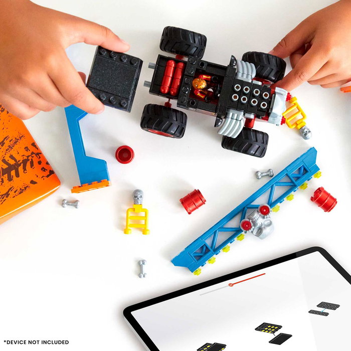 Mega Bloks Mega Construx Monster Trucks Pista Bone Shaker HKF87 Set de Construcción con Accesorios para +5 Años Mega Bloks Mega Construx Monster Trucks Pista Bone Shaker HKF87 Set de Construcción con Accesorios para +5 Años