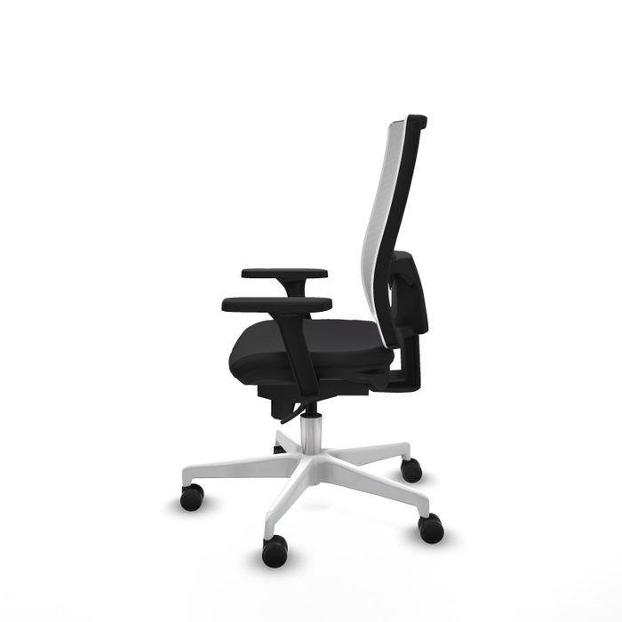 PIQUERAS Y CRESPO Silla de oficina Horna con mecanismo Sincro, Negro/Blanco PIQUERAS Y CRESPO Silla de oficina Horna con mecanismo Sincro, Negro/Blanco