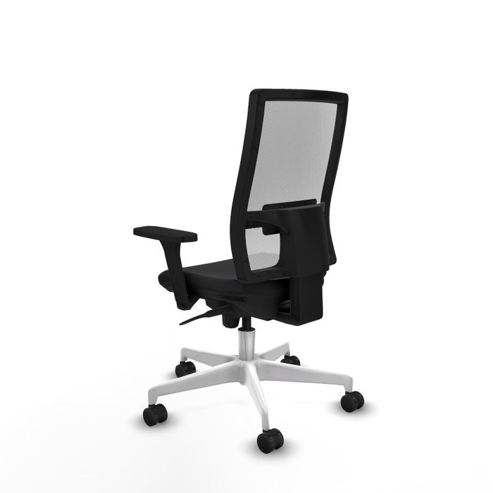PIQUERAS Y CRESPO Silla de oficina Horna con mecanismo Sincro, Negro/Blanco PIQUERAS Y CRESPO Silla de oficina Horna con mecanismo Sincro, Negro/Blanco