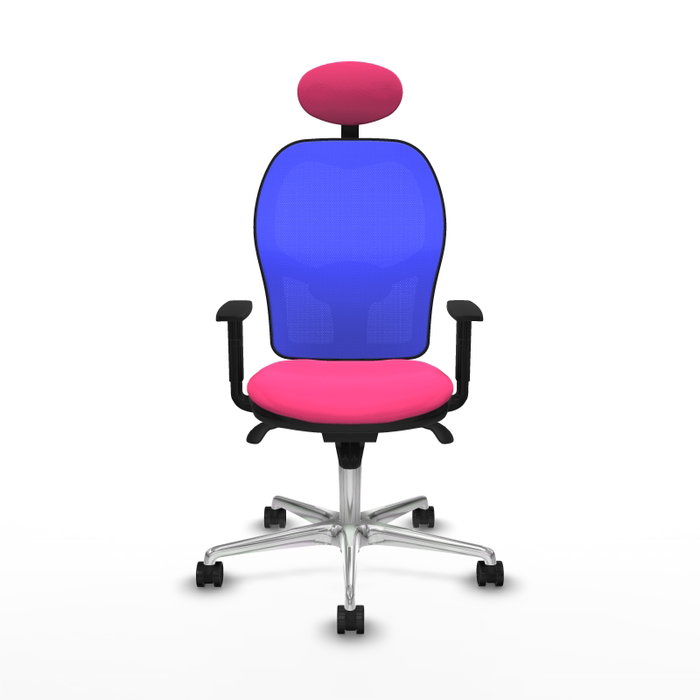 PIQUERAS Y CRESPO Silla de oficina Jorquera Rosa y Azul PIQUERAS Y CRESPO Silla de oficina Jorquera Rosa y Azul