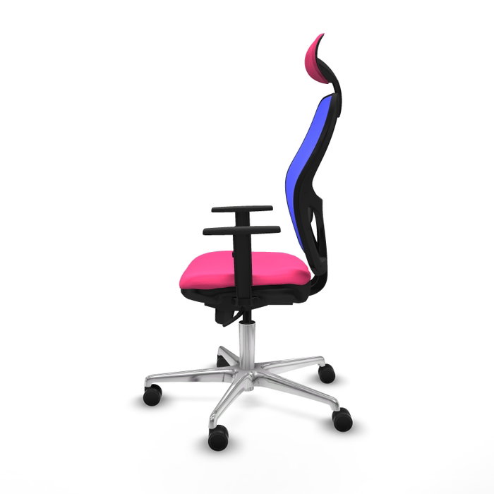 PIQUERAS Y CRESPO Silla de oficina Jorquera Rosa y Azul PIQUERAS Y CRESPO Silla de oficina Jorquera Rosa y Azul