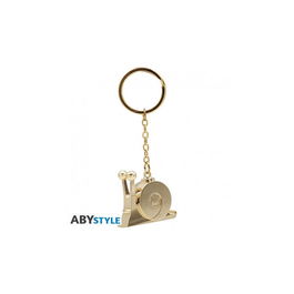 Abystyle Llavero 3D Metal One Piece Buster Call - Teléfono Caracol Dorado