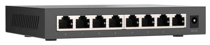 QNAP QSW-1108-8T-R2 Switch de escritorio no administrado 8 puertos 2.5G Ethernet Negro