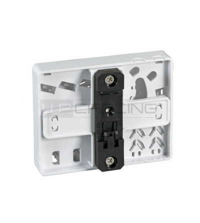 WP European Cabling Solution Caja Terminal Fibra Óptica WPC-FCB-I0104 para Interiores, con Capacidad para 4 Adaptadores LC o SC, para Instalación FTTH