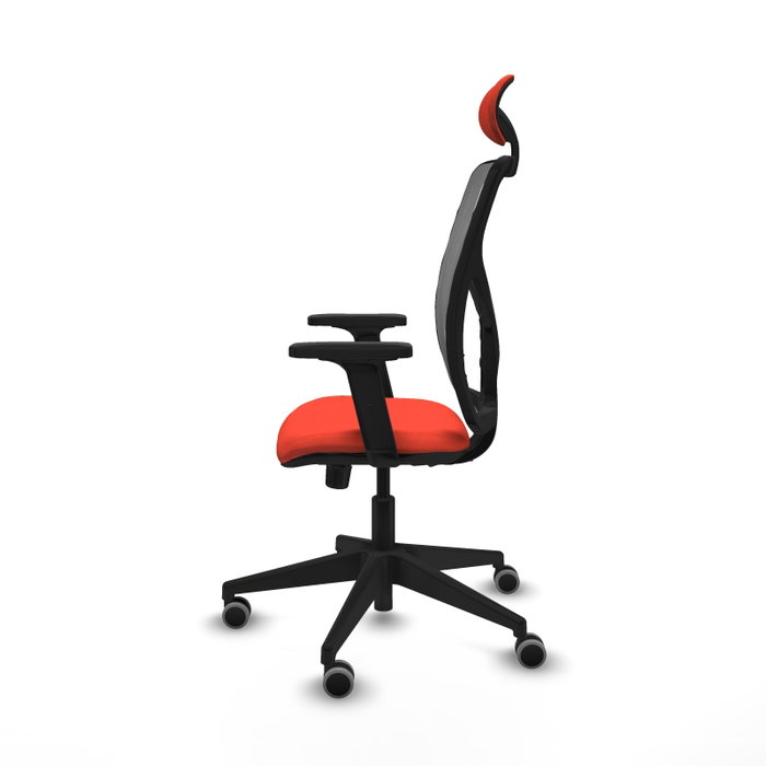 PIQUERAS Y CRESPO Silla de oficina Motilla con mecanismo Sincro, Naranja oscuro y Gris PIQUERAS Y CRESPO Silla de oficina Motilla con mecanismo Sincro, Naranja oscuro y Gris