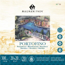 SADIPAL Bloc encolado acuarela Portofino Blocco 20x20 300g