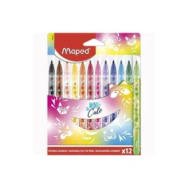 Maped Mini Cute Estuche de 12 Rotuladores Colores Surtidos