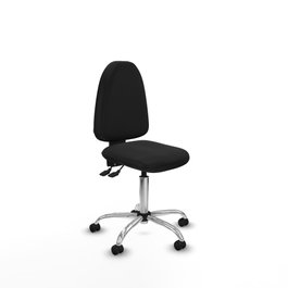 PIQUERAS Y CRESPO Silla de oficina Aýna sin brazos en negro