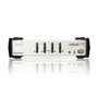 Aten CS1734B Switch KVM de 4 puertos USB con Hub USB 2.0 y Audio