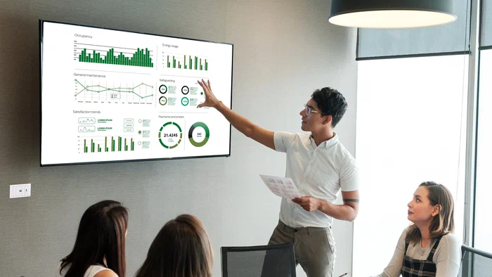 Vision Paquete de Placa Frontal Modular de 10 m con Cables 4K a 60 Hz USB 3.2 para Pantalla Táctil o Proyector, Blanco