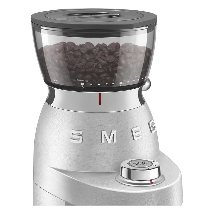 Smeg Molinillo de café 50s Style CGF02SSEU plata Smeg Molinillo de café 50s Style CGF02SSEU plata