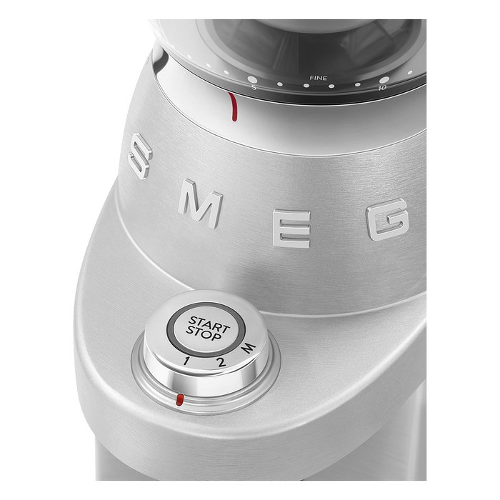 Smeg Molinillo de café 50s Style CGF02SSEU plata Smeg Molinillo de café 50s Style CGF02SSEU plata