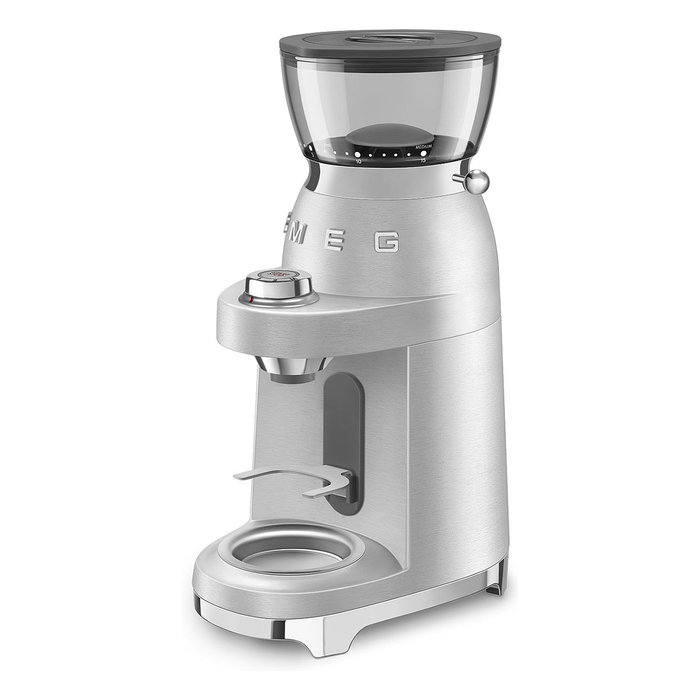 Smeg Molinillo de café 50s Style CGF02SSEU plata Smeg Molinillo de café 50s Style CGF02SSEU plata
