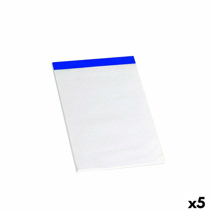 Enri Bloc de Notas Grapado 80H A5 Sin Tapa (Set de 5)