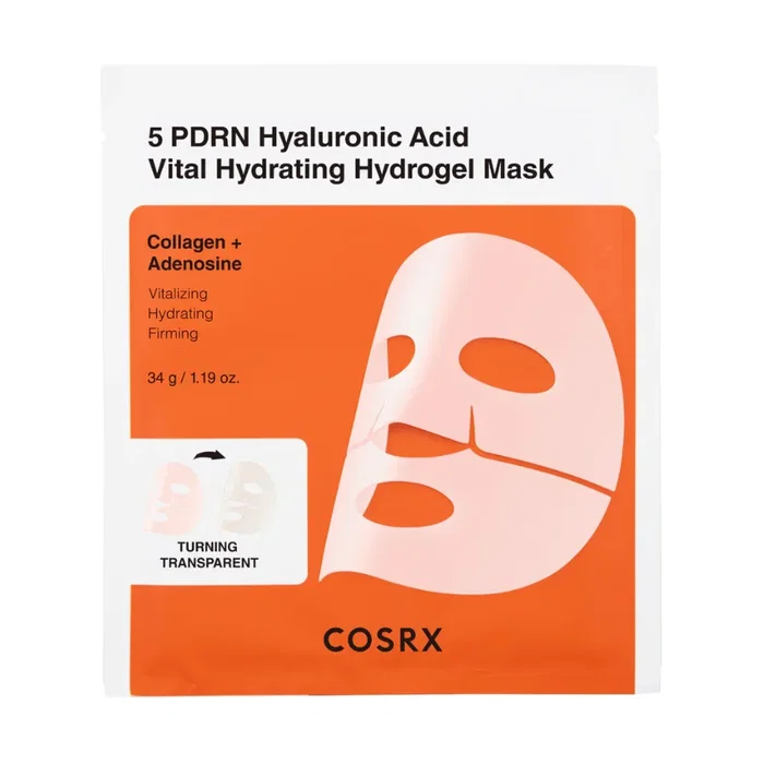 Cosrx 5 PDRN Hyaluronic Acid Vital Hidratante Mascarilla Facial 34 ml Cosrx 5 PDRN Hyaluronic Acid Vital Hidratante Mascarilla Facial 34 ml