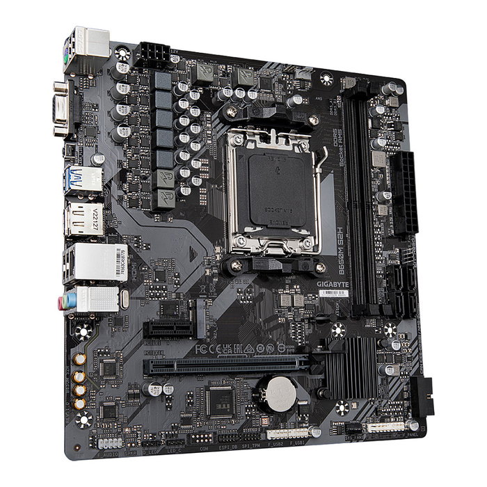 Gigabyte B650M S2H Micro ATX AMD B650 AM5 DDR5 Gigabyte B650M S2H Micro ATX AMD B650 AM5 DDR5