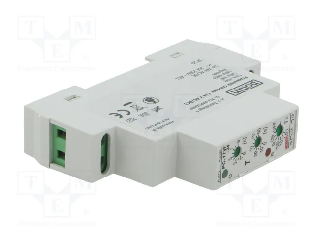POLLIN PC-1TW-24 Relé de tiempo 24VAC/24VDC SPDT