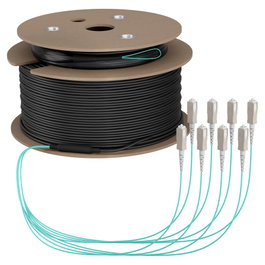 EFB Elektronik Cable de fibra óptica OM3 8x SC-SC 80m