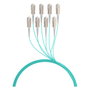 EFB Elektronik Cable de fibra óptica OM3 8x SC-SC 80m