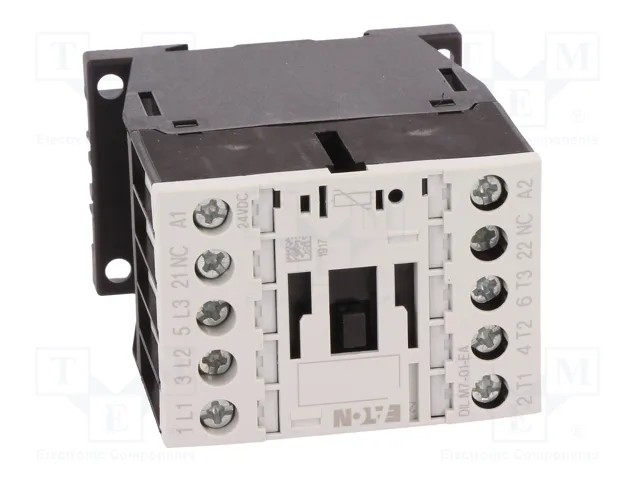 EATON ELECTRIC Contactor DILM7 3-polar 24VDC 7A EATON ELECTRIC Contactor DILM7 3-polar 24VDC 7A