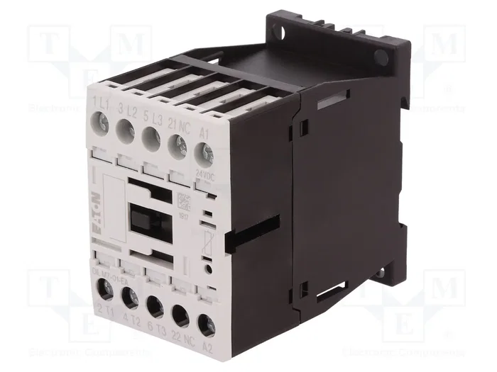 EATON ELECTRIC Contactor DILM7 3-polar 24VDC 7A EATON ELECTRIC Contactor DILM7 3-polar 24VDC 7A