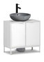 Inde Mueble Lavabo con Puerta Moblekit 60 x 30 x 60 cm