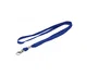 Q-connect Cordón plano azul con gancho metálico para identificadores y accesos