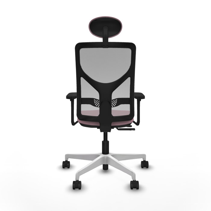 PIQUERAS Y CRESPO Silla de oficina Motilla con mecanismo Sincro/Traslack Rosa y Gris PIQUERAS Y CRESPO Silla de oficina Motilla con mecanismo Sincro/Traslack Rosa y Gris