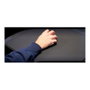 Cherry XTRFY GP6-L Alfombrilla ratón gaming, L (460x400mm), tela, base antiderrapante, bordes rematados, negro