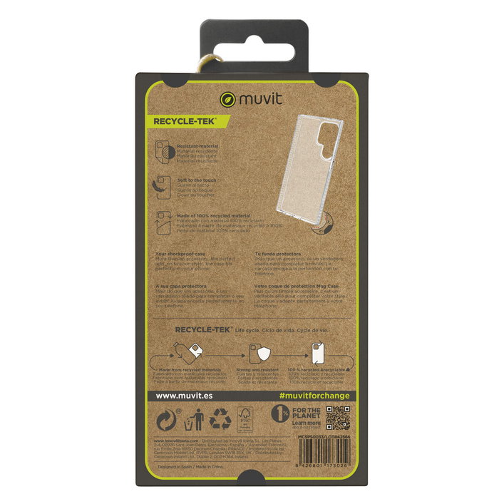 Funda para Móvil Muvit for Change Galaxy S24 Ultra Funda para Móvil Muvit for Change Galaxy S24 Ultra